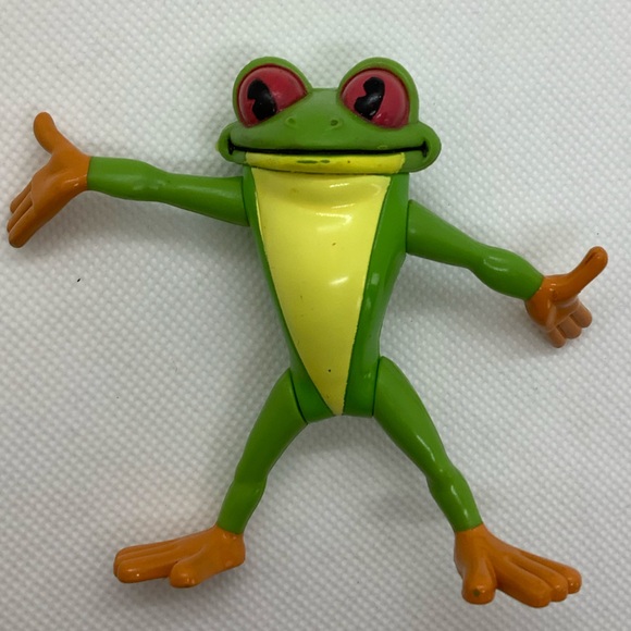 Rainforest Cafe Cha Cha The Red Eyes Tree Frog Action Figure - Picture 6 of 14